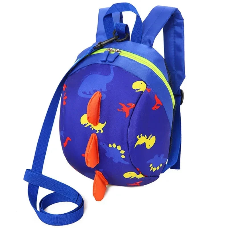 Infant Baby Dinosaur Safety Harness Backpack Toddler Kids Canvas Leash Anti-lost Kindergarten Bag Children Animal Schoolbags GlowCart