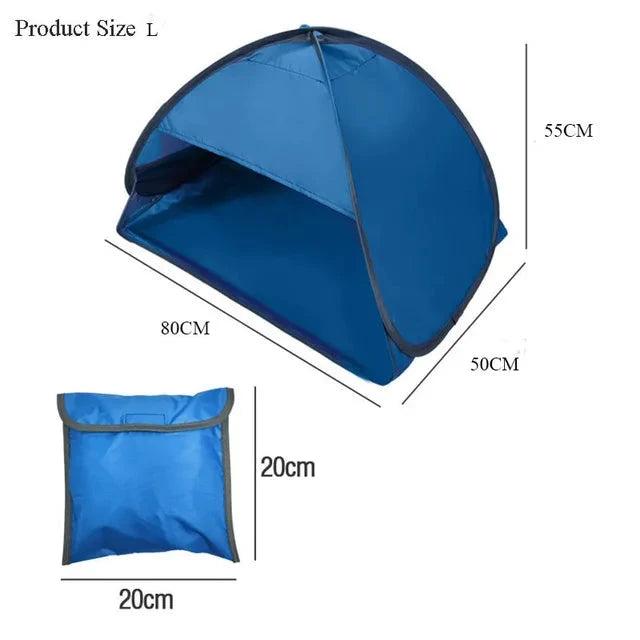 Hot Sale Quick Automatic Beach Tent Outdoor Beach Shade Sun GlowCart