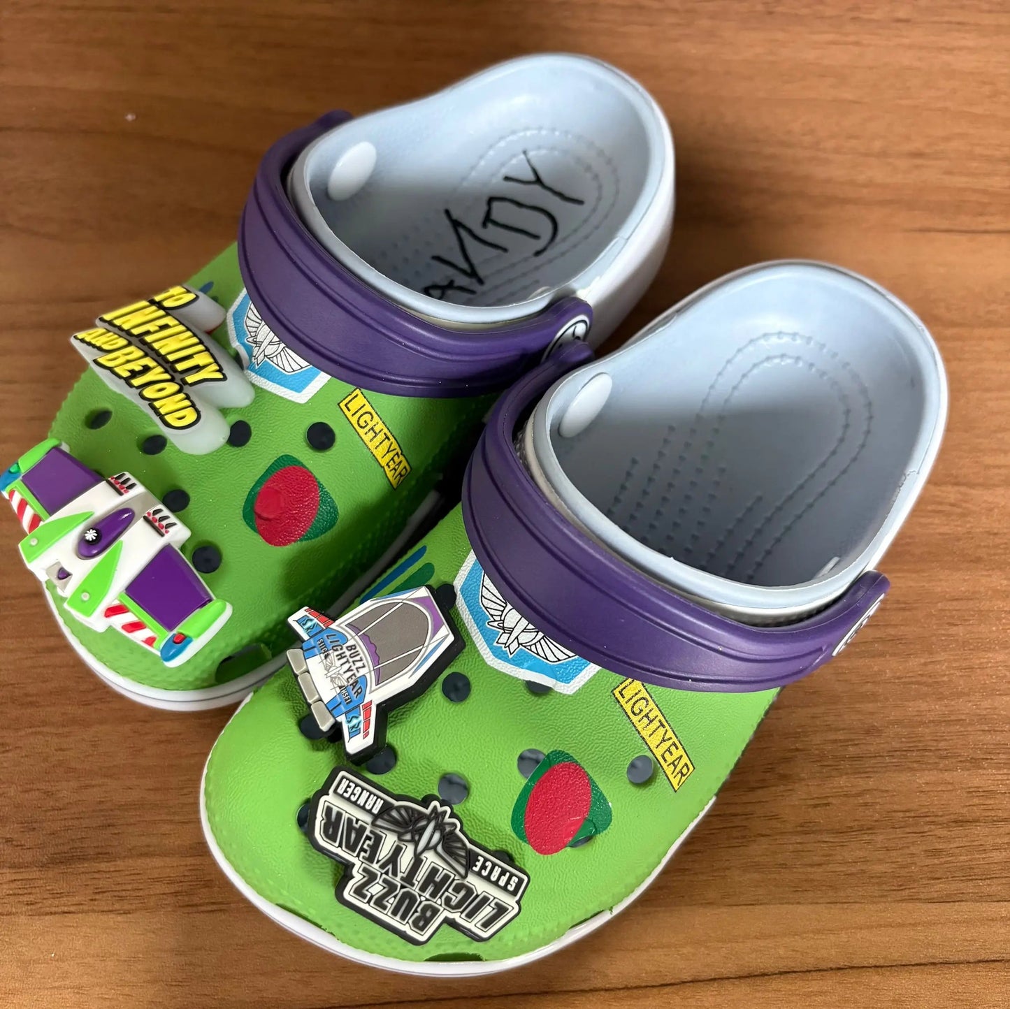 Disney Hole Sandals Slippers Buzz Lightyear Woody Sandals Kawaii Eva Anime Home Beach Shoes Breathable Slippers For Kids Gifts GlowCart