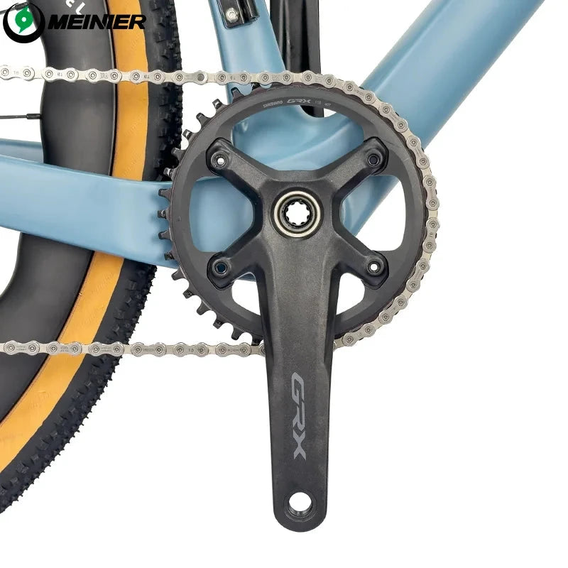 Carbon Gravel Bike Bicicletas Hydraulic Disc Brake Road Bike Bicycle Gravel 11S GRX Groupset GlowCart