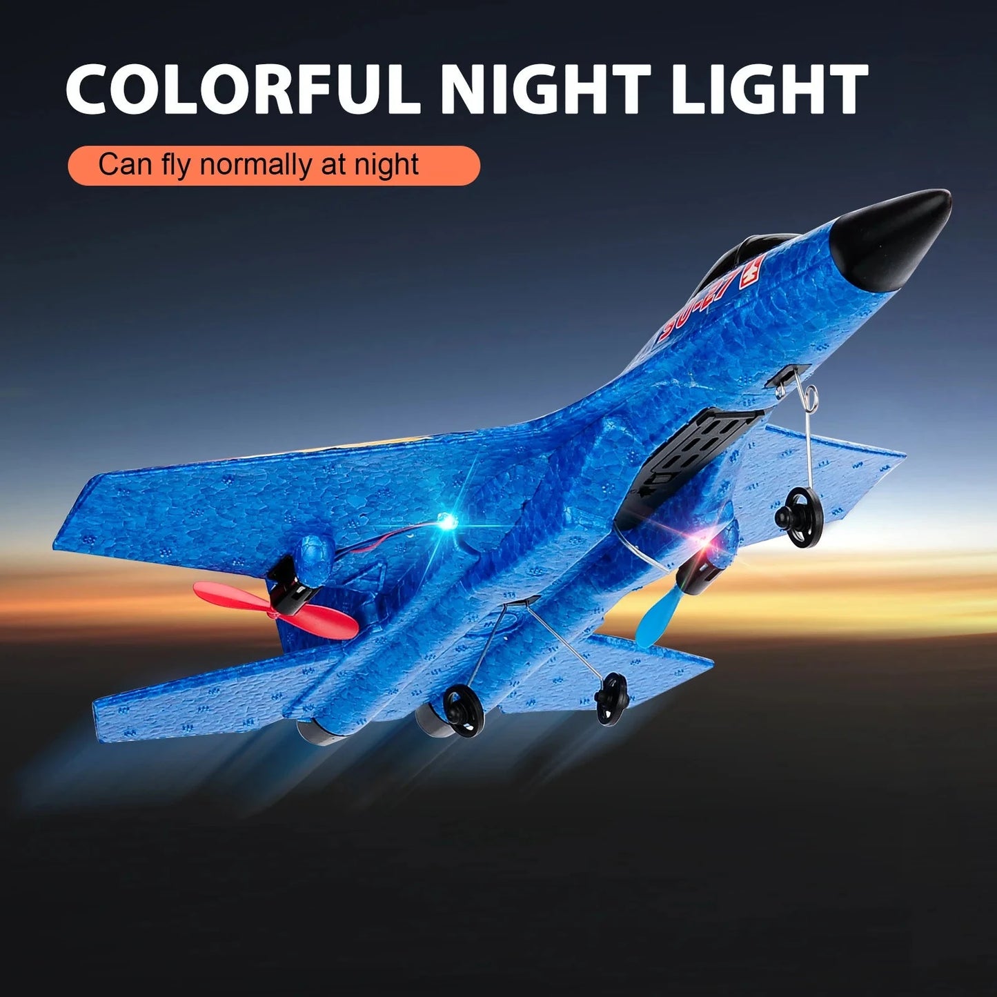 RC Plane SU-27 Aircraft Remote Control Helicopter 2.4G GlowCart