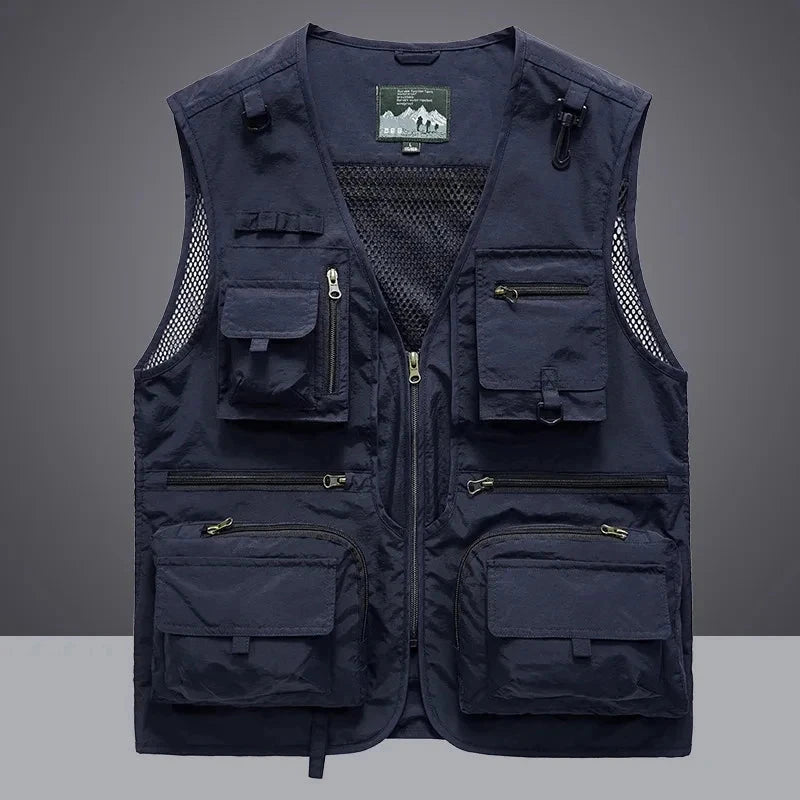 Summer Men Unloading Tactical Vest Coat Casual Men's GlowCart
