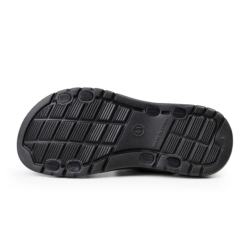 Summer Sandals for Men Outdoor Casual Sport Slippers PU Leather Non-slip Breathable Roman Shoes Beach Flip-Flop Garden Shoes GlowCart