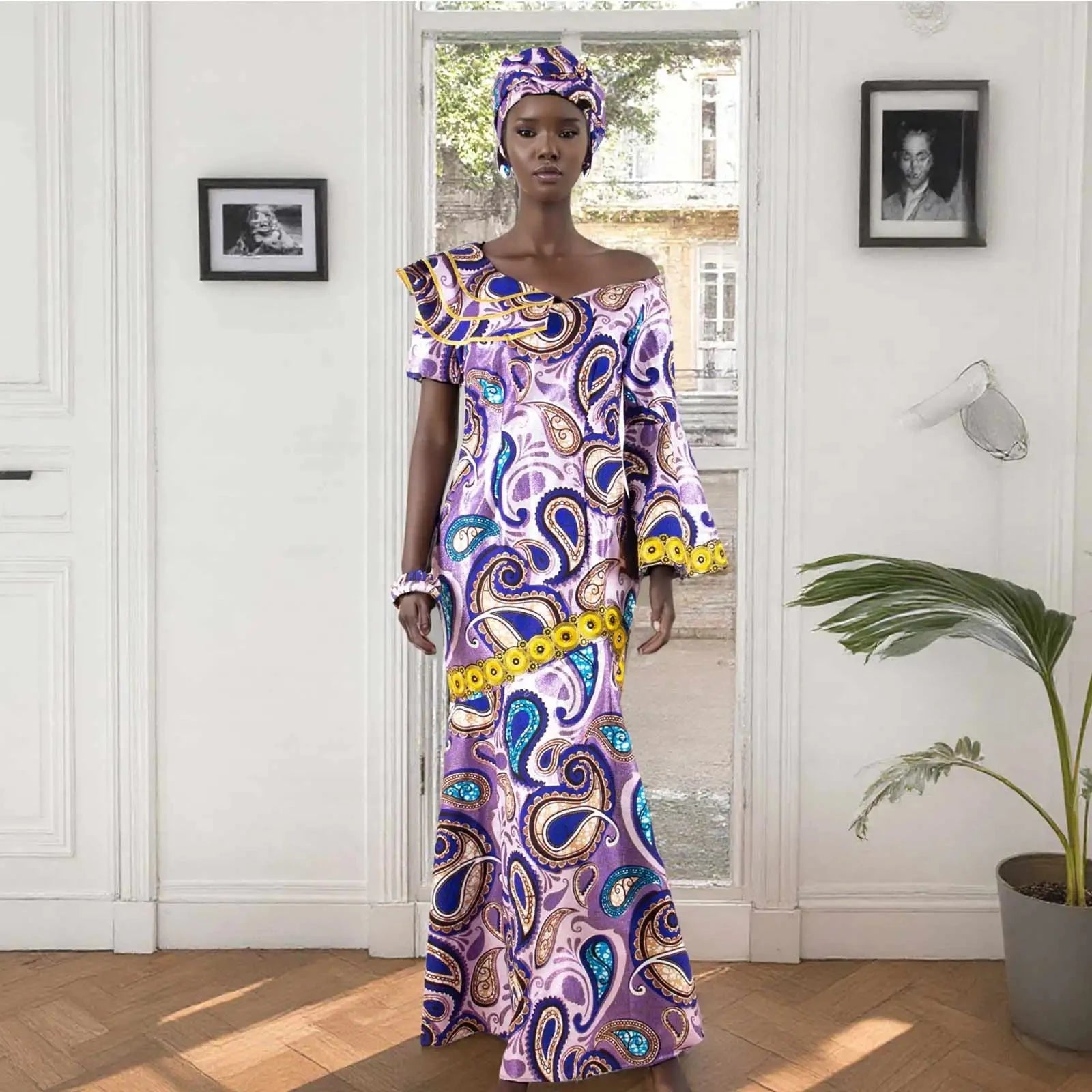 New Fashion African Birthday Dresses for Women Luxury Ankara GlowCart