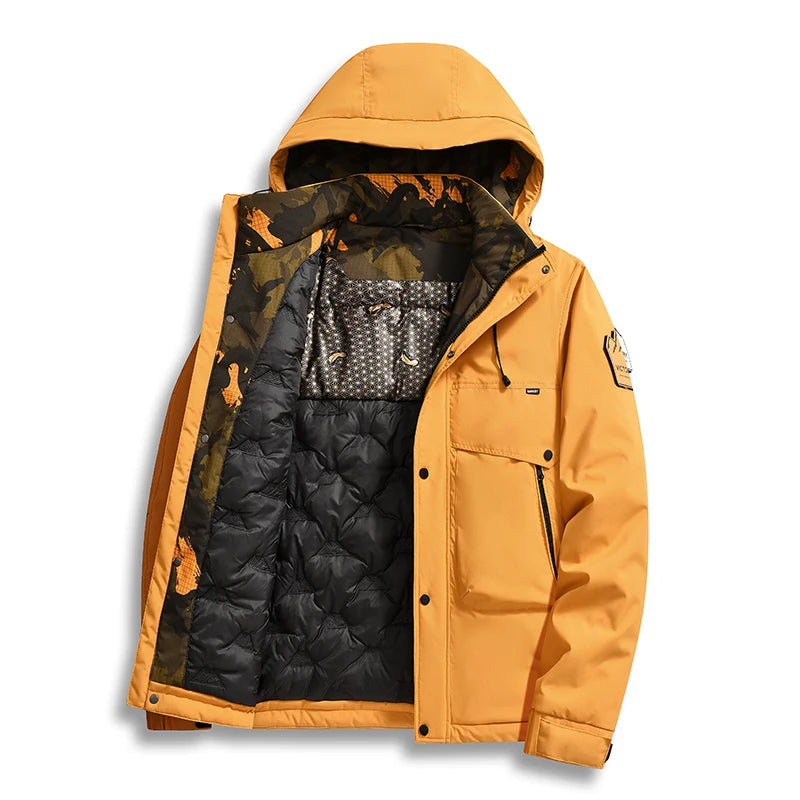 Brand Winter  Comfortable Unisex Cotton-Filled Jacket, Relaxed Fit Outdoor Coat, For Daily Casual Wear and Light Sports 2025 GlowCart