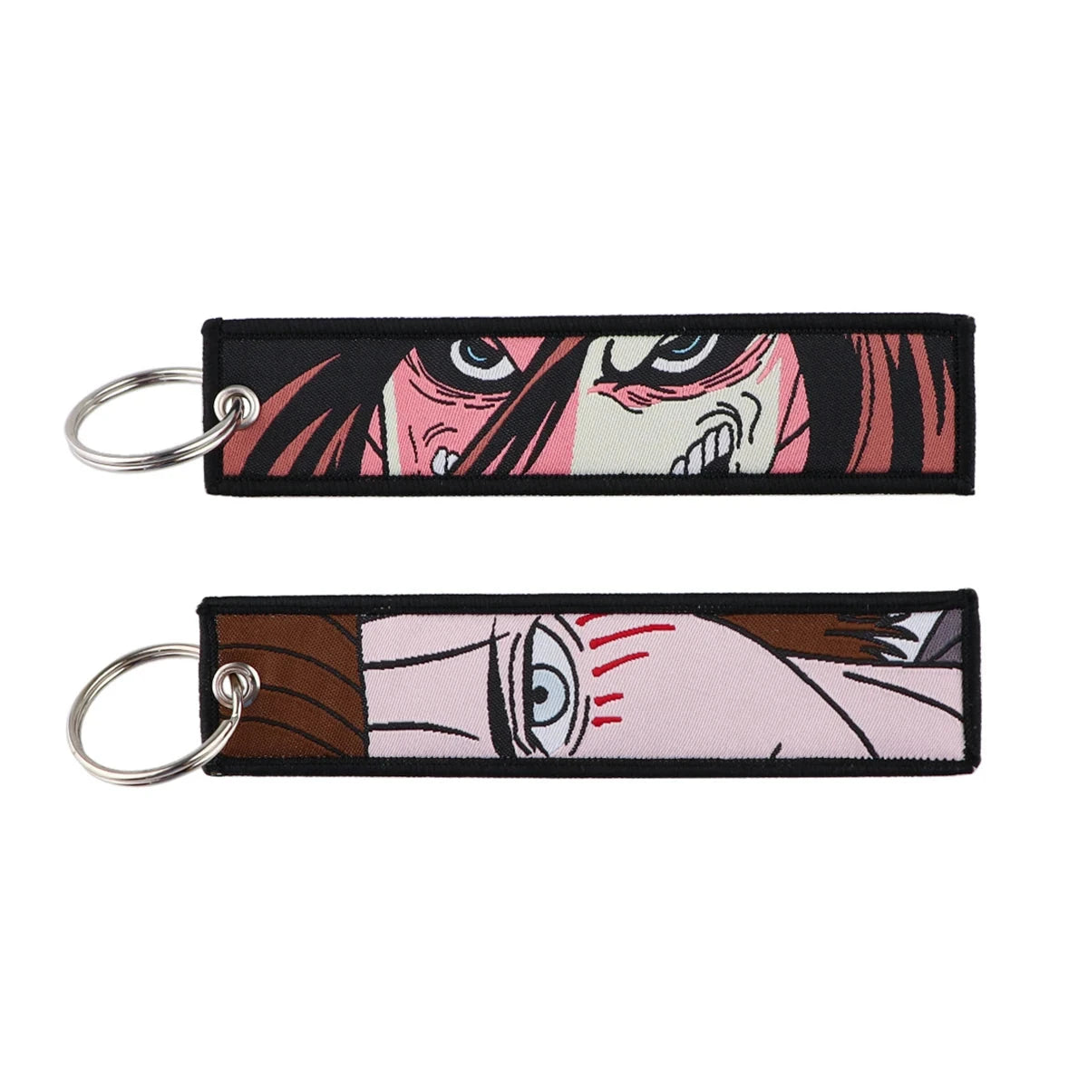 Classic Anime Cool Embroidery Key Fobs Key Tag Motorcycles GlowCart