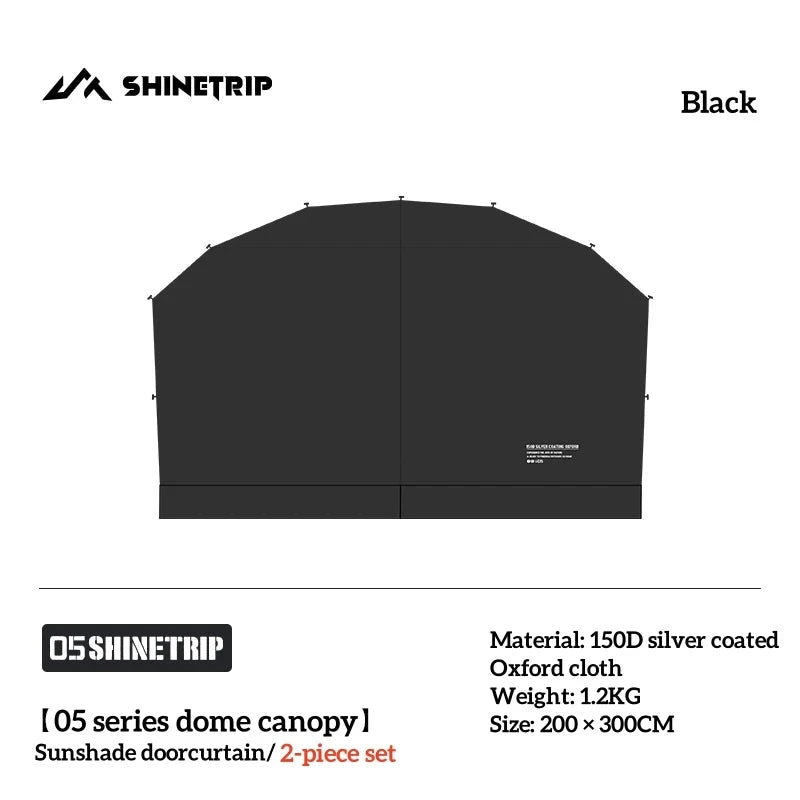 ShineTrip Outdoor Extra Large Camping Shade Tent Family GlowCart