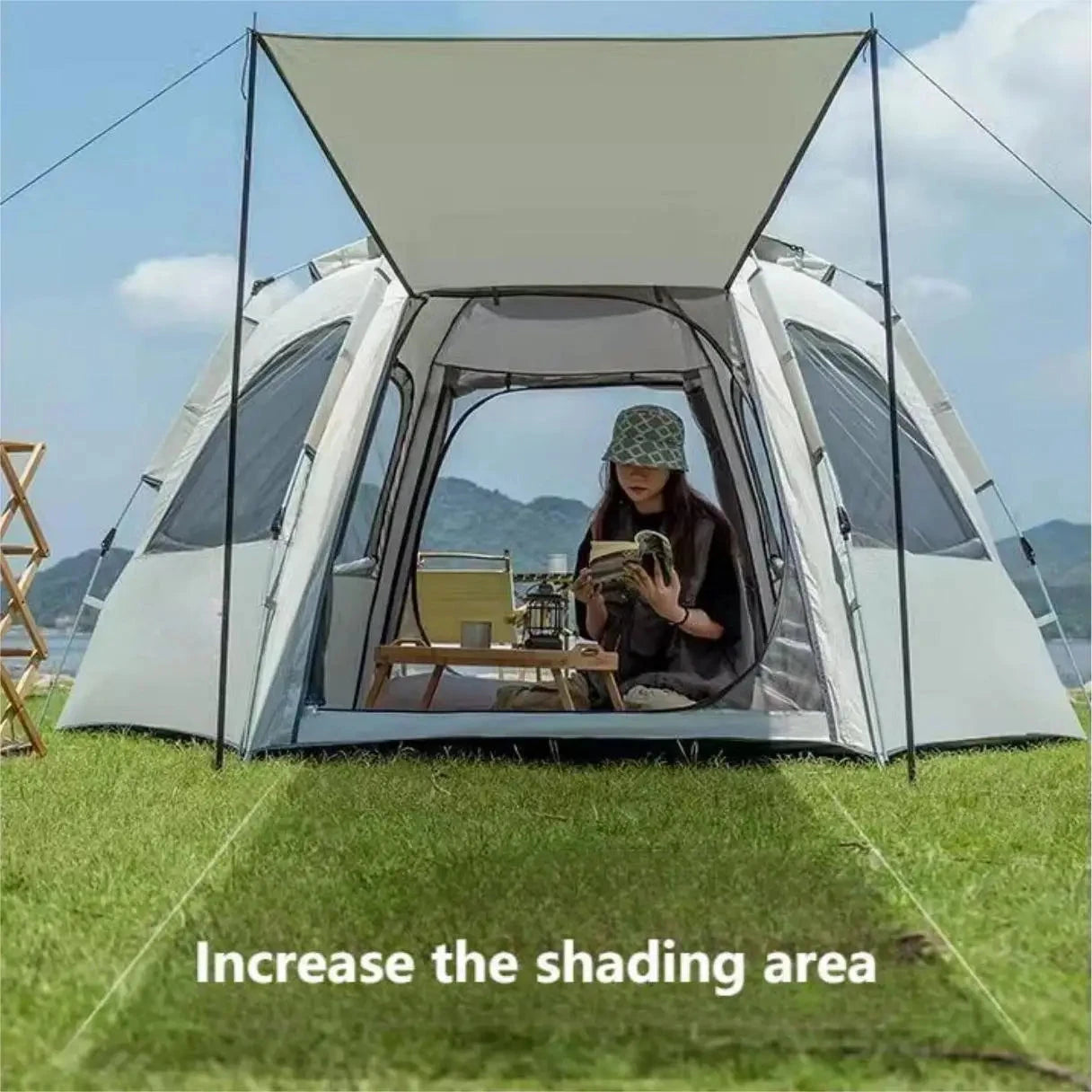 Pop up tents for camping waterproof Portable Windproof tents GlowCart