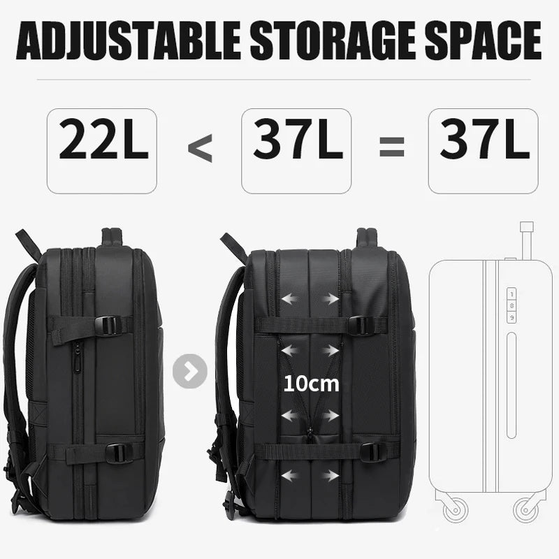 BANGE Travel Backpack Men Business Backpack School