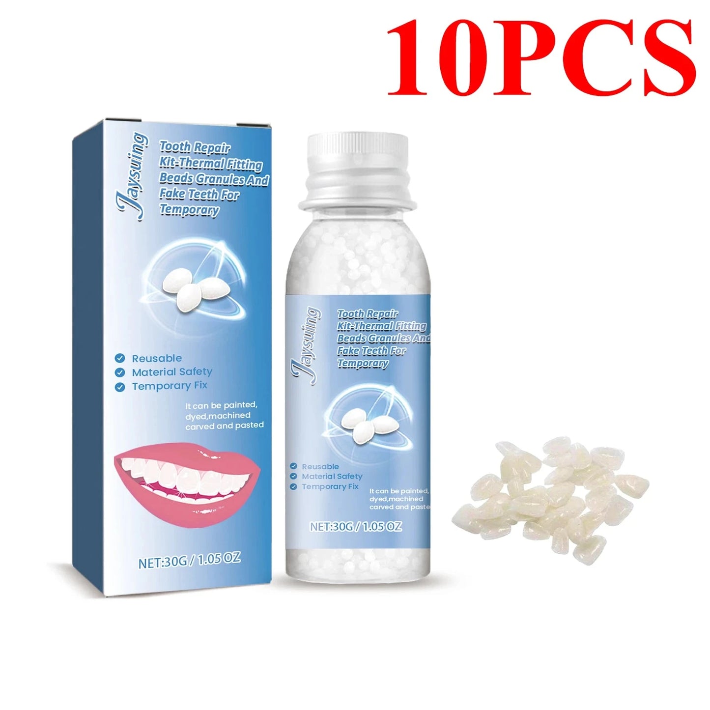 30g Temporary Tooth Repair Moldable Teeth And Gaps False GlowCart