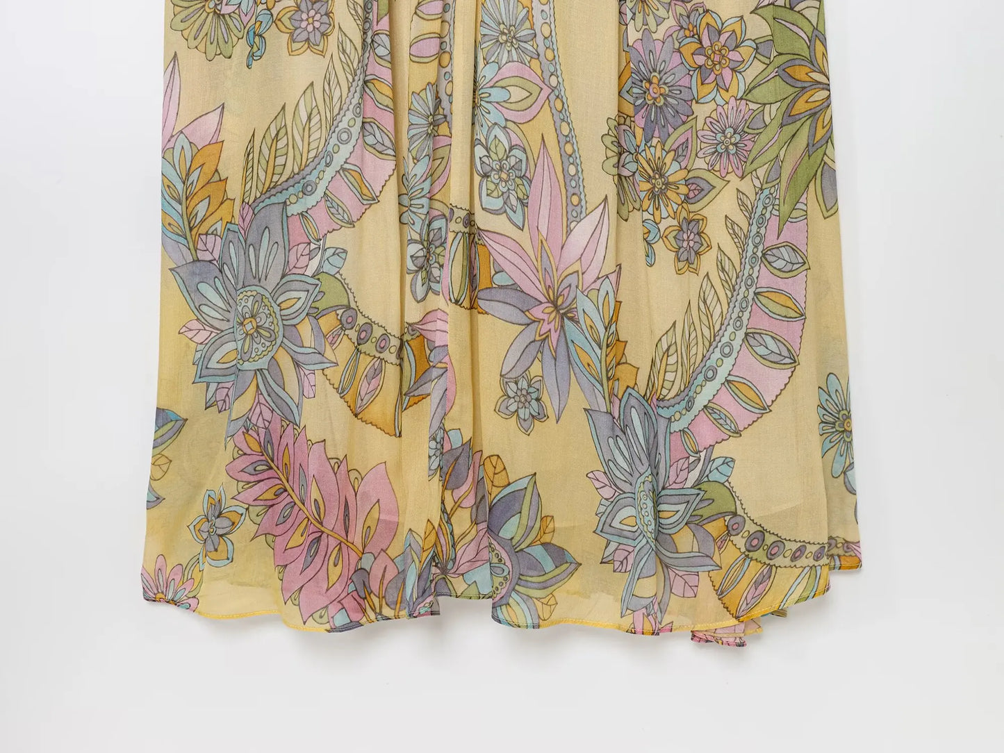 Summer Dress Women's 2025 New Fashion Print Loose V-neck