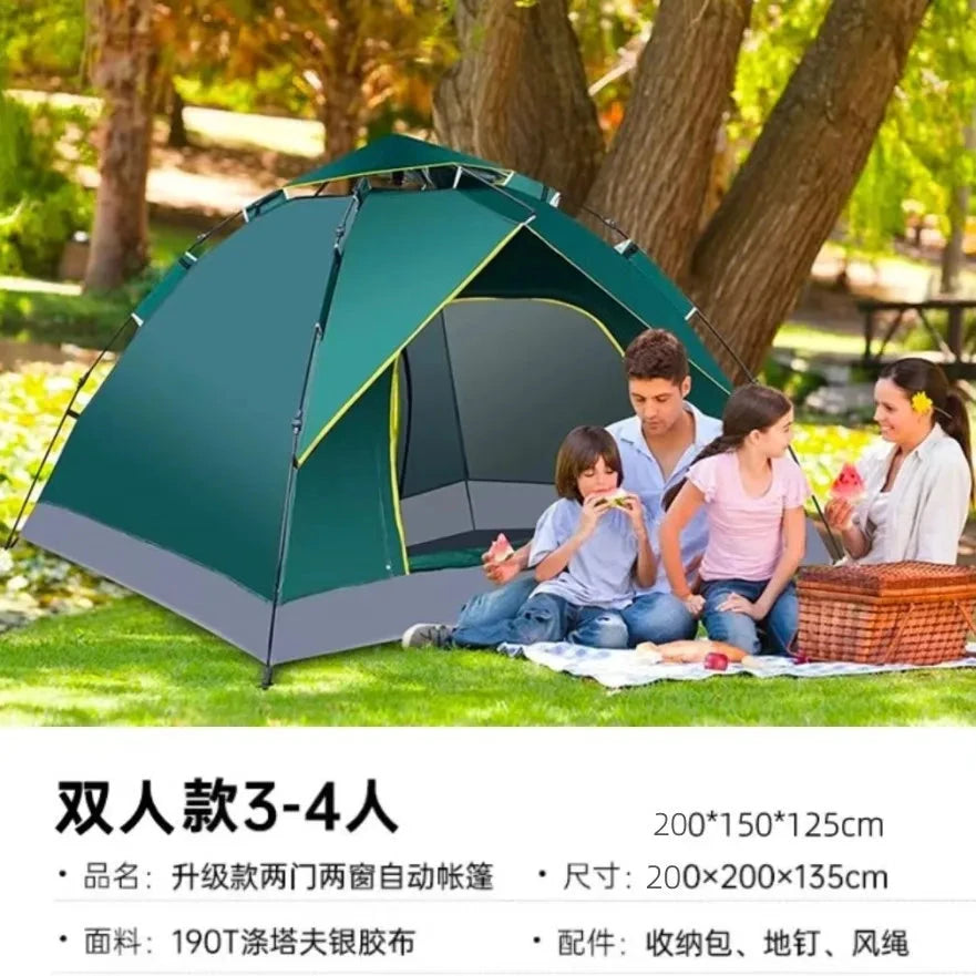 Portable Folding Automatic Tent for Outdoor Camping Picnic GlowCart
