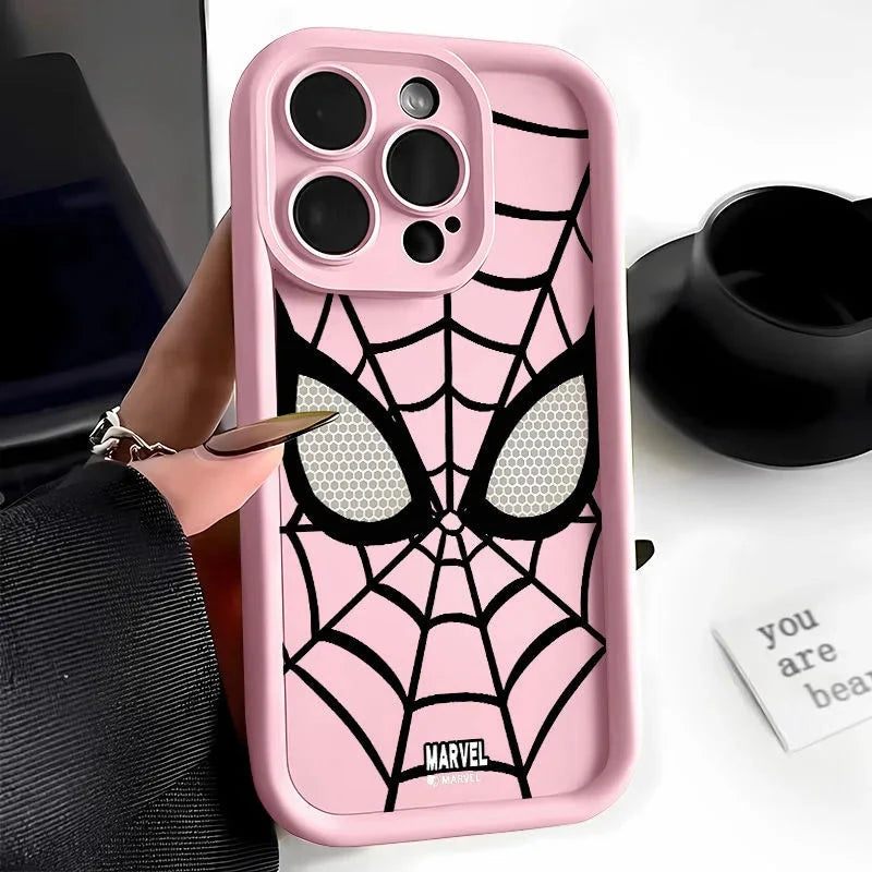 Marvel Spider Man Plain Multistep TPU Phone Case For iPhone GlowCart