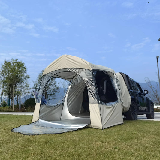 SUV Tent for Camping for 3-4 Person, 6.8 FT Clear PVC Bubble GlowCart