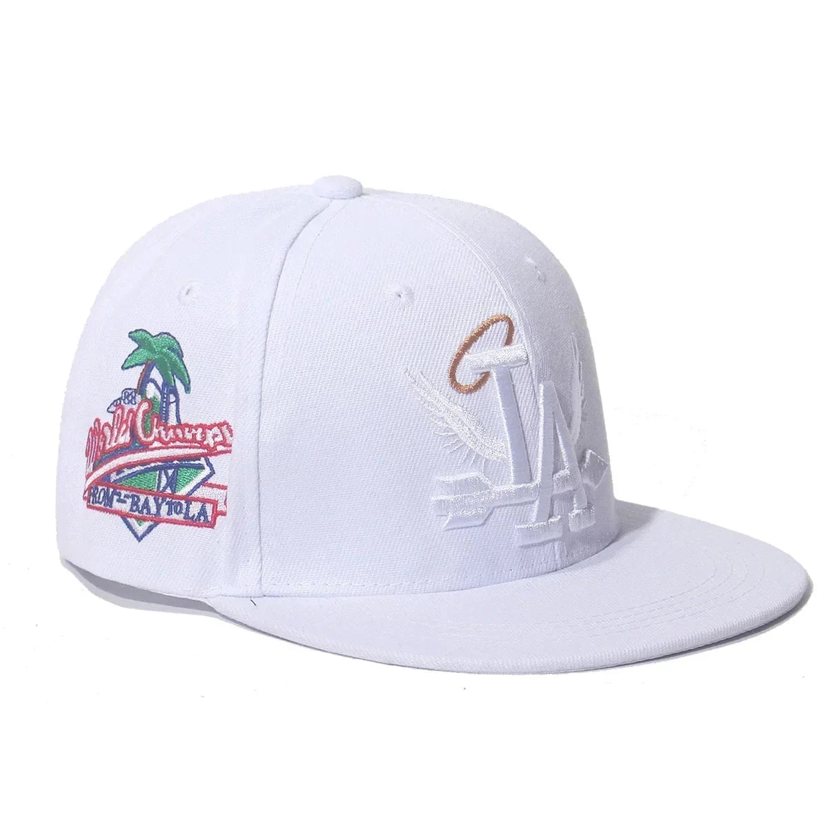 2025 New Letter Wing Side Coconut Tree Embroidery High GlowCart