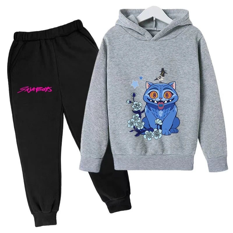 Exquisite KPOP Korean Trend Children Casual Hoodie Comfortable Outfit For Kids Daily Wear And Stylish Activities GlowCart
