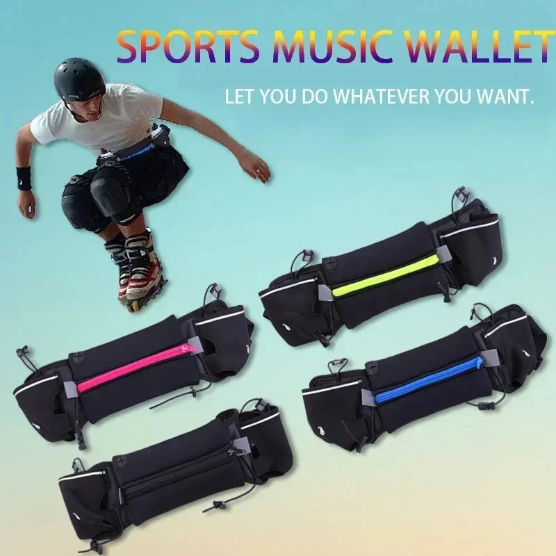 Running Waist Bags Outdoor Jogging Waist Pack Hydration Belt Bag Water Bottle Fitness Gym Lightweight Sport Wallet  Man Women GlowCart