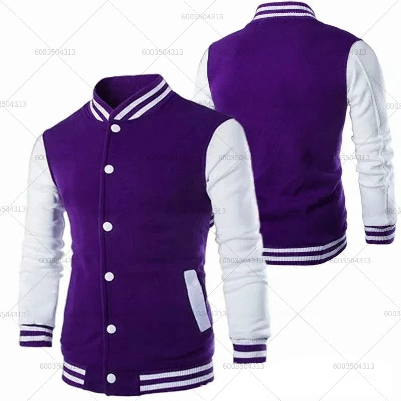 Unisex Women's Men Baseball Jacket Autumn Winter Coats GlowCart
