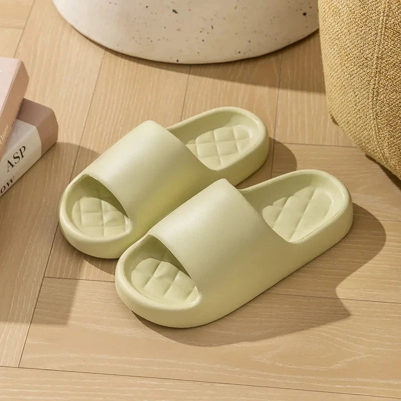 Household Indoor Bathroom Bath Couple EVA Slippers Home GlowCart