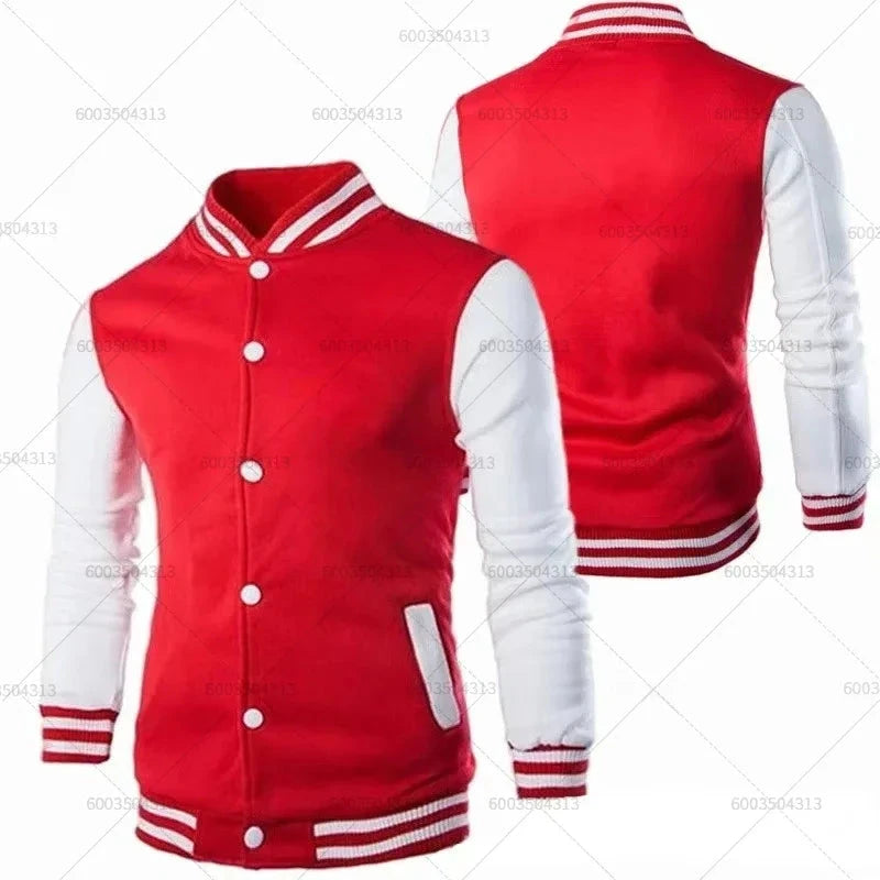 Unisex Women's Men Baseball Jacket Autumn Winter Coats GlowCart