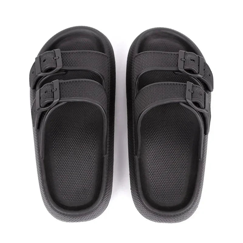 Summer Fashion EVA Women's Thick Bottom Slippers Outdoor Couples Beach Sandals Couples Indoor Home Slippers GlowCart