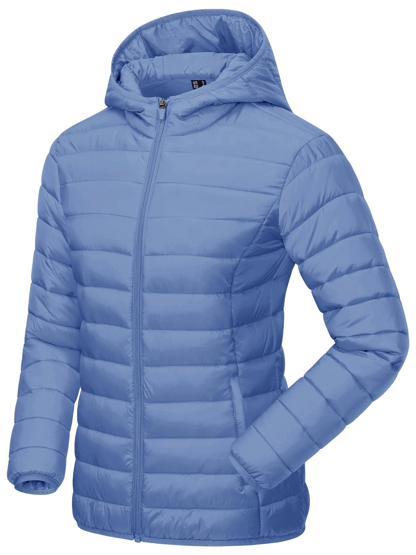 TACVASEN Winter Hooded Puffer Jacket Womens Quilted Warm GlowCart