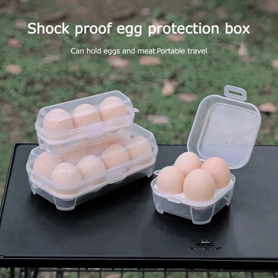 Portable Eggs Box Case Shockproof Egg Holder Kitchen GlowCart