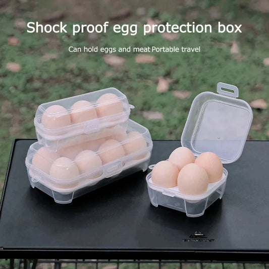 Portable Eggs Box Case Shockproof Egg Holder Kitchen GlowCart