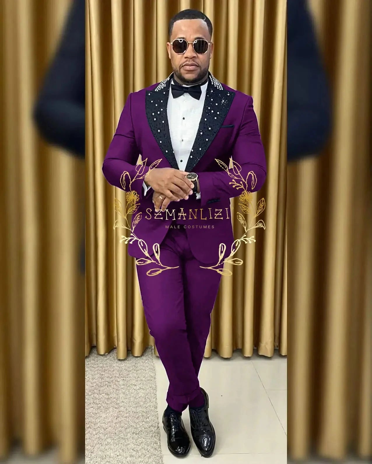 Luxury Wedding Suits For Men Groom Wear Tuxedos Handmade GlowCart