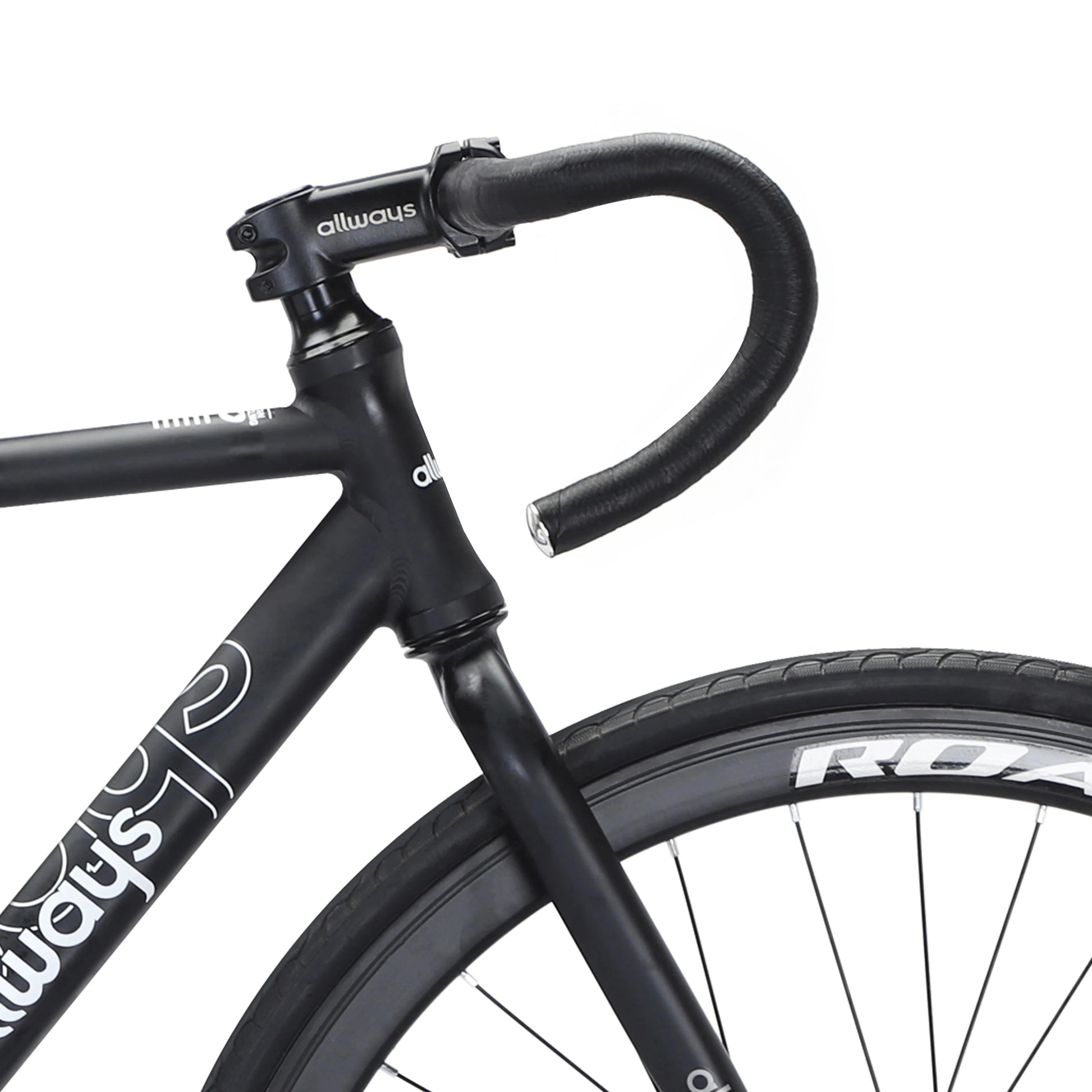 Allways 700C road bike aluminum alloy drop handlebars fixed gear bike rear brake adult bicycle GlowCart