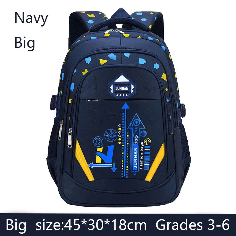 Kid's Shoulder Bag Geometry Pattern Teen Children Backpack Fashion Schoolbag Boy Girl Backpack Book Bag Waterproof Mochila ﻿ GlowCart