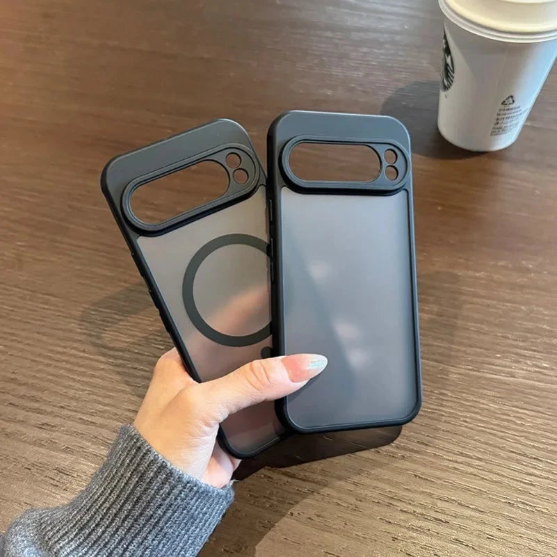 For Google 9A Magsafe Case Slim Matte Carbon Fiber Wireless GlowCart