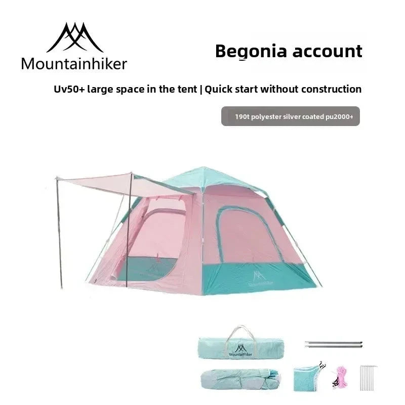Mountainhiker Portable Automatic Quick-Open Tent Outdoor GlowCart