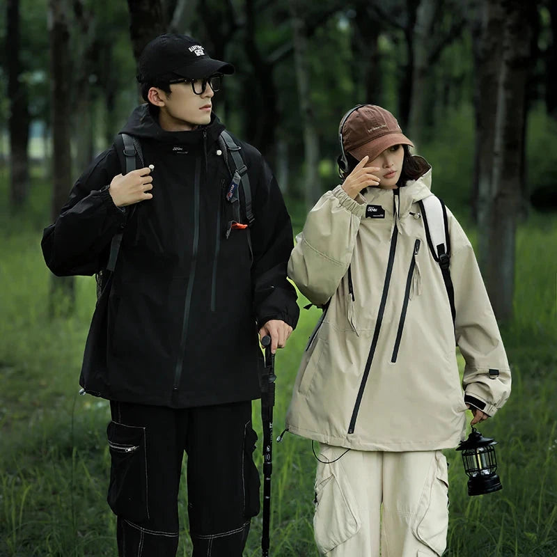 Hiking Jackets Men Waterproof Coats Women's Windproof GlowCart