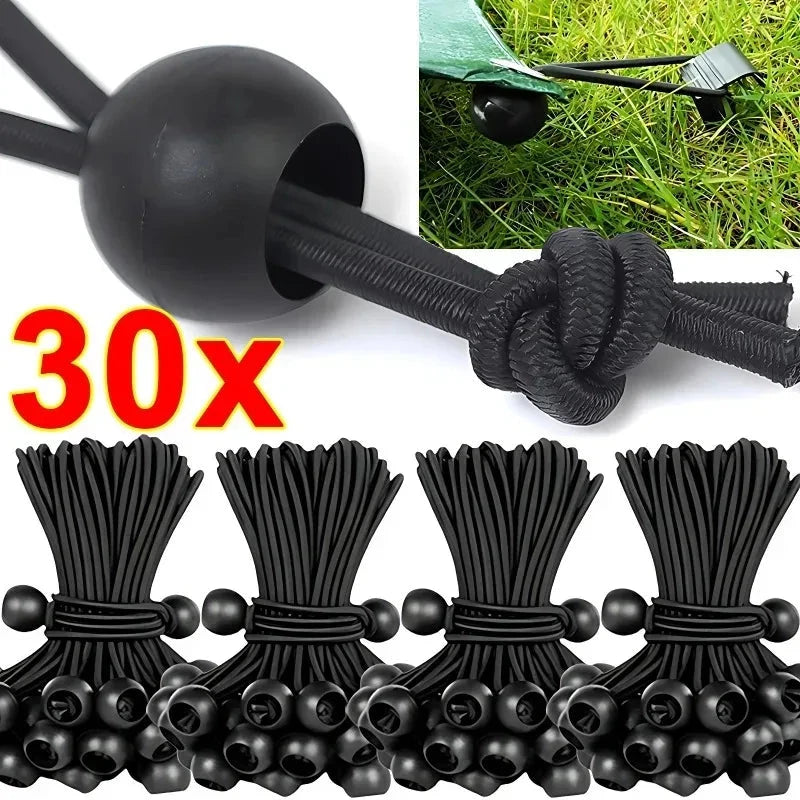 Outdoor Elastic Ball Rope Bungee Cords Portable Tent Fixing GlowCart