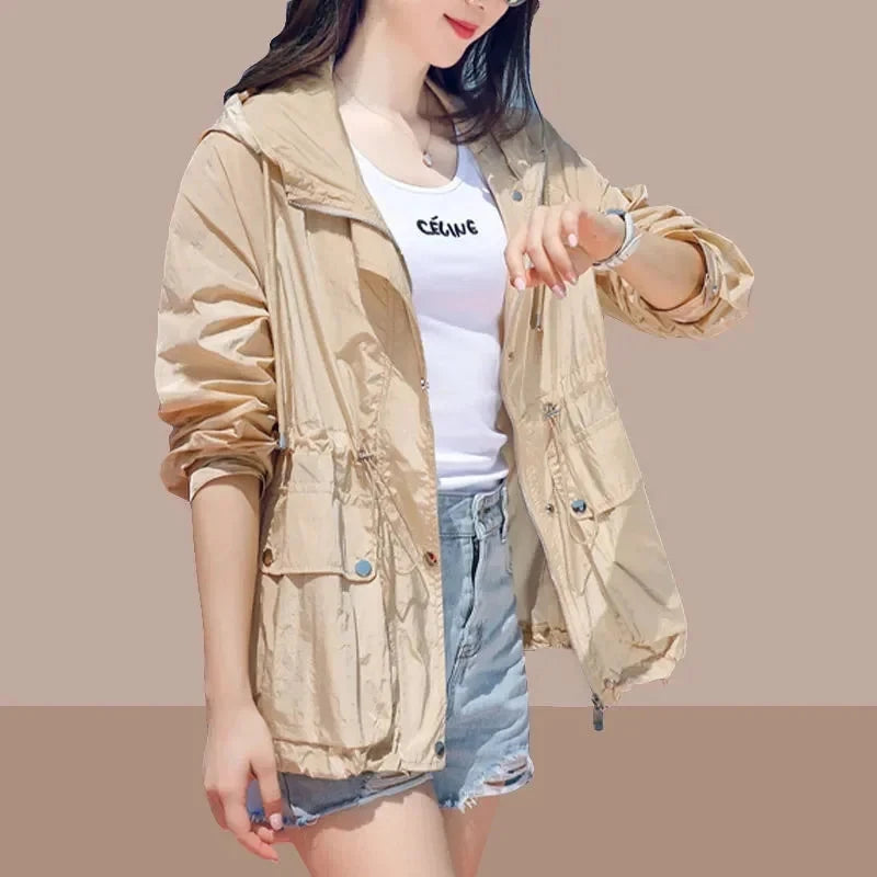2024 New Sun Protection Clothing Women's Summer Thin Coat GlowCart