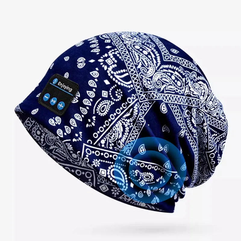 Bluetooth Headphone Wireless Smart Cap Headset Women Beanie Speaker Hunting Camping Running Music Earphone Hat Rechargeable GlowCart