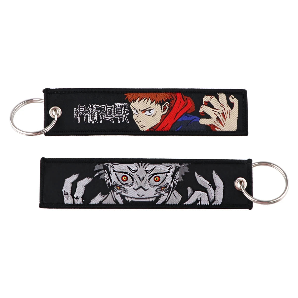 Classic Anime Cool Embroidery Key Fobs Key Tag Motorcycles GlowCart
