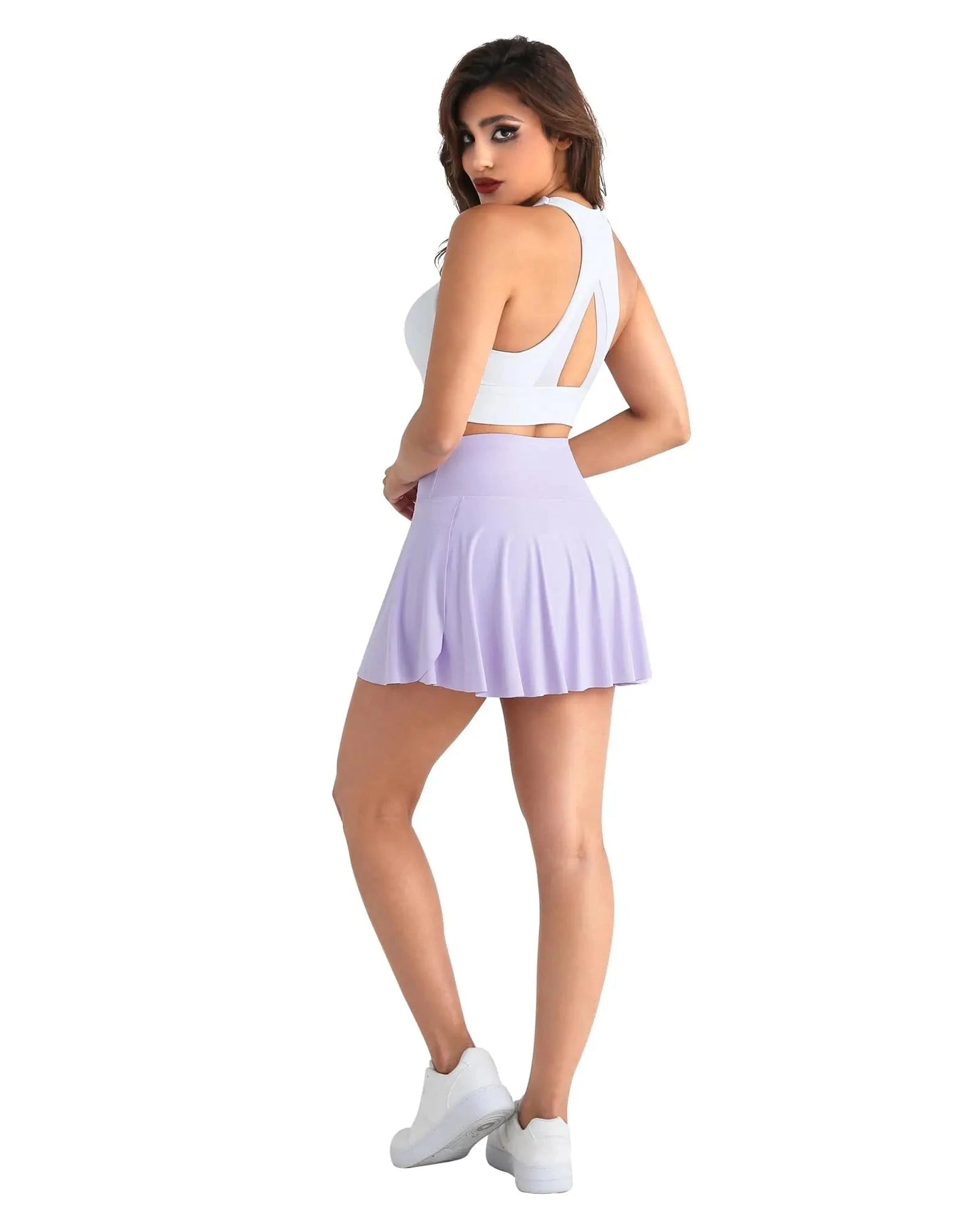 Gym Sports Skirt Woman Fitness Pockets Running Outdoors GlowCart