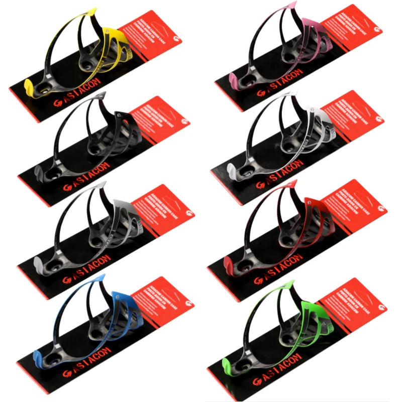 Newest lightest 16g 8 colors ASIACOM Road bicycle matt UD full carbon water bottle cages Mountain bike carbon holder cages parts GlowCart