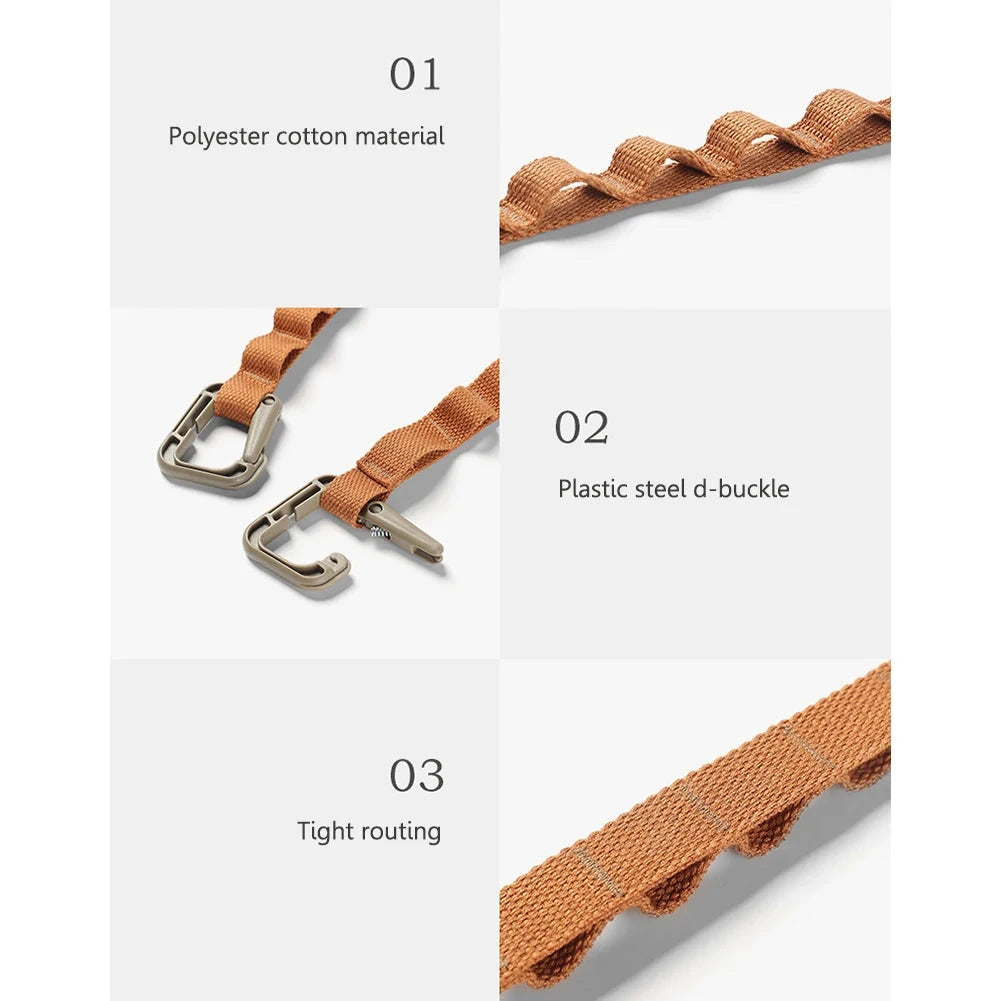 Camping Hanging Rope Tent Canopy Cup Lamp Hanger Outdoor GlowCart