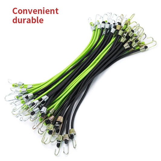 12Pcs Elastic Clamping Pules Heavy Duty Stretch Rope Hooks GlowCart