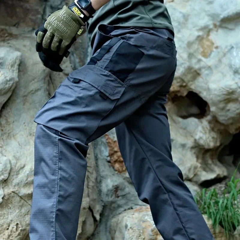 Tactical Pants Big Multi-pocket Men New Work Cargo Pants GlowCart