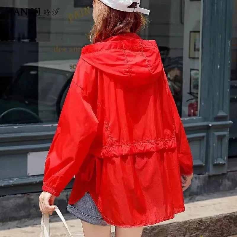 Women‘s Sun Protection Jacket 2024 New Summer Fashion Female GlowCart