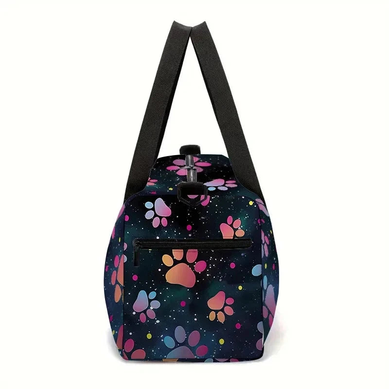 Paw Prints Large Capacity Luggage Bag for Boy and Girls Best GlowCart