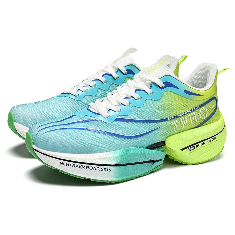 Speciality Carbon Plate Sports Running Shoes Marathon Air Cushion Men Breathable Lightweight Women Comfortable Nonskid Sneakers GlowCart