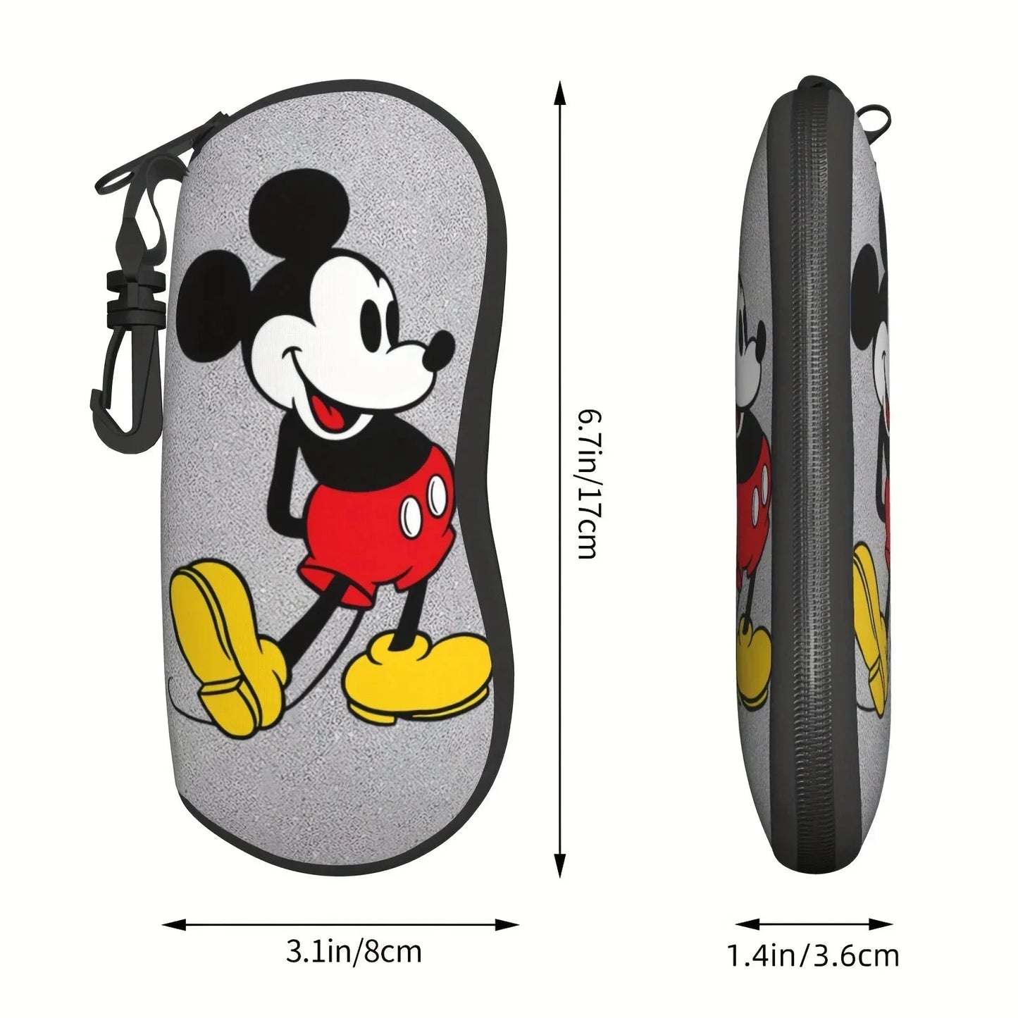 MINISO New Mickey Mouse Cartoon Fashion Backpack Women's Minnie Canvas School Bag Large Capacity Backpack Girls Mochila GlowCart