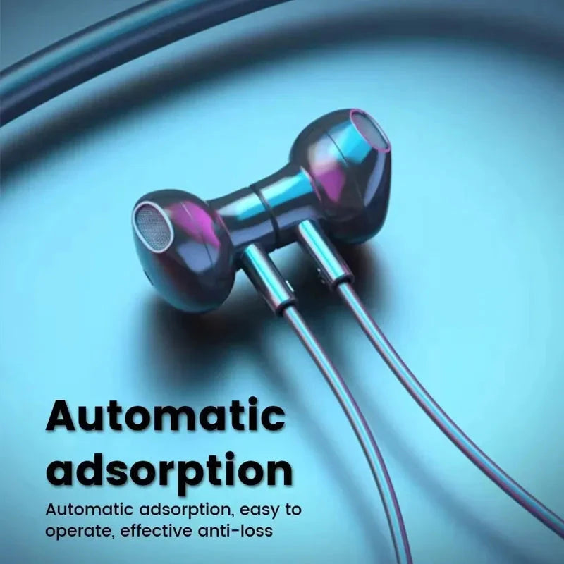 Wireless Earphones 5.3 Neckband Headphones Gaming LED GlowCart