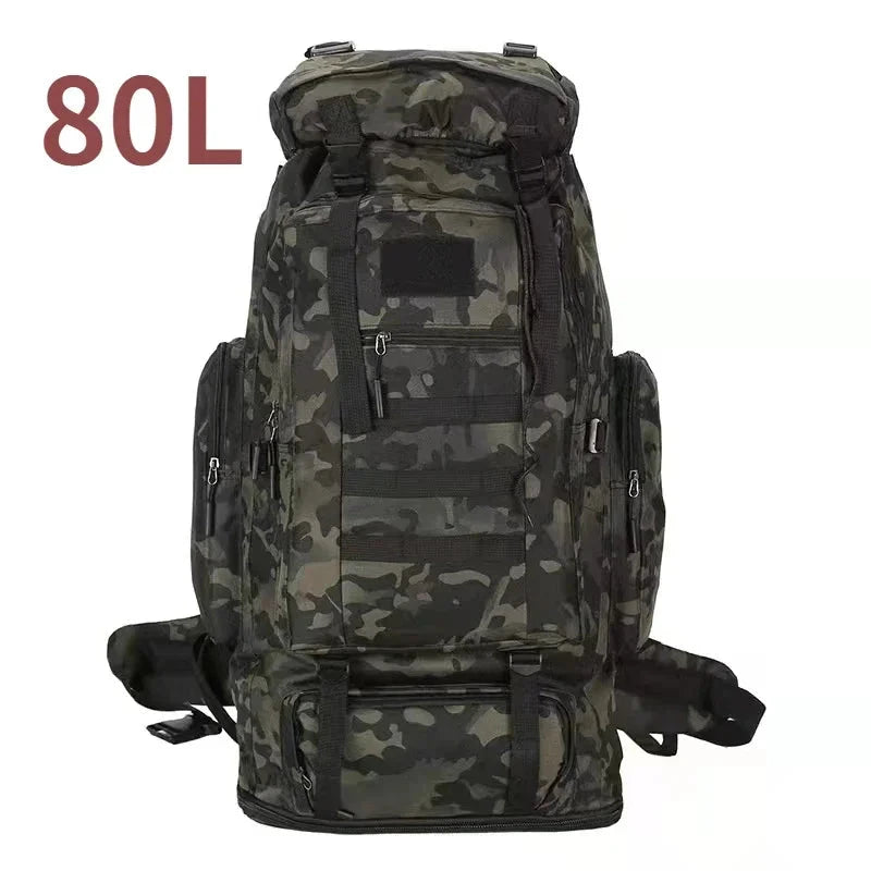 80L/100L  Mountaineering Bag Climb Bag Tactical Backpacks GlowCart