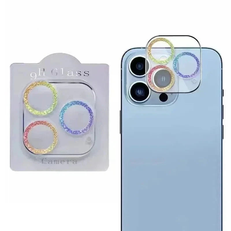 Bling Glitter Diamond Clear Camera Lens Protector Case for GlowCart